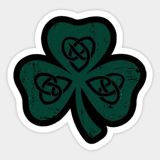 Vintage St Patricks Day Shamrock Sticker